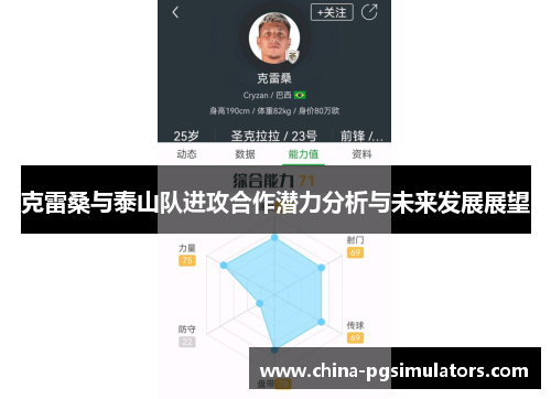 克雷桑与泰山队进攻合作潜力分析与未来发展展望